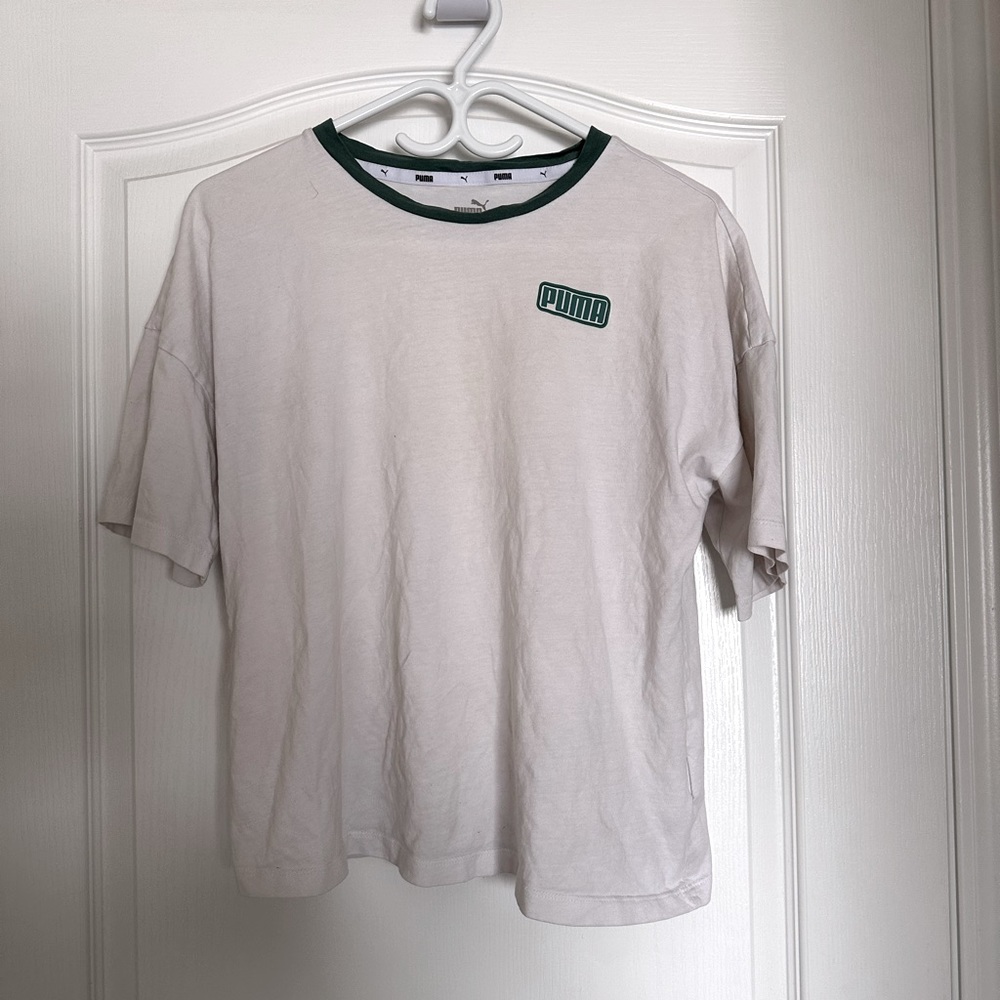 White puma tshirt